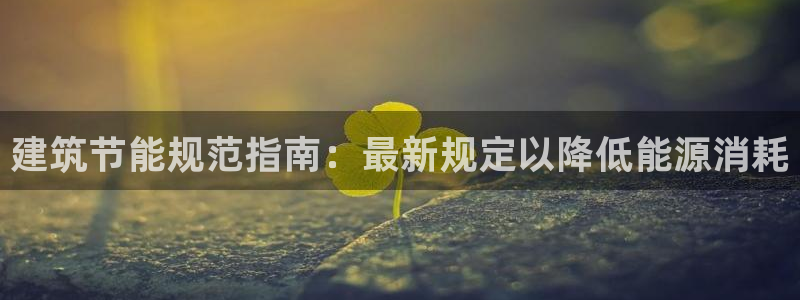 e尊国际娱乐官网下载：建筑节能规范指南：最新规定以降低能源消耗
