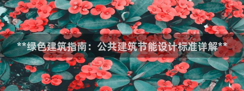 e尊国际客户端下载：**绿色建筑指南：公共建筑节能设计标准详解**