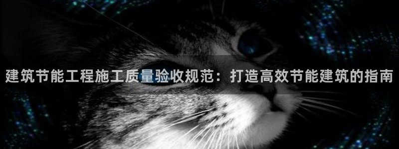e尊国际的手机登录网站：建筑节能工程施工质量验收规范：打造高效节能建筑的指南