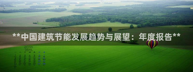 e尊国际网址：**中国建筑节能发展趋势与展望：年度报告**
