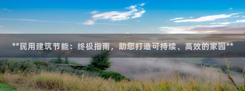 e尊国际是干什么的：**民用建筑节能：终极指南，助您打造可持续、高效的家园**