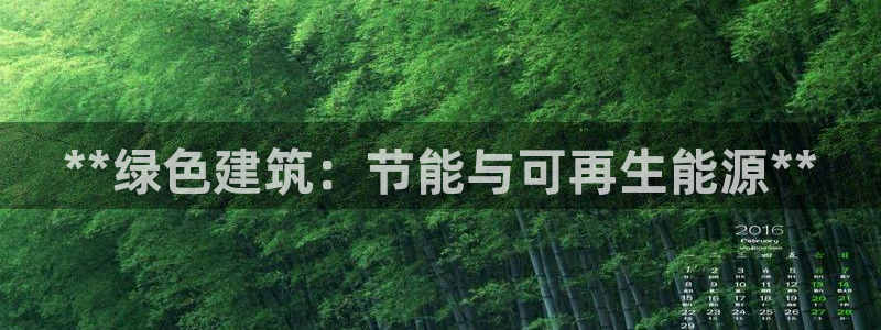 e尊电竞：**绿色建筑：节能与可再生能源**