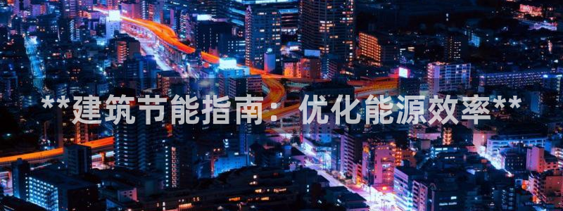 e尊国际-可可计划：**建筑节能指南：优化能源效率**
