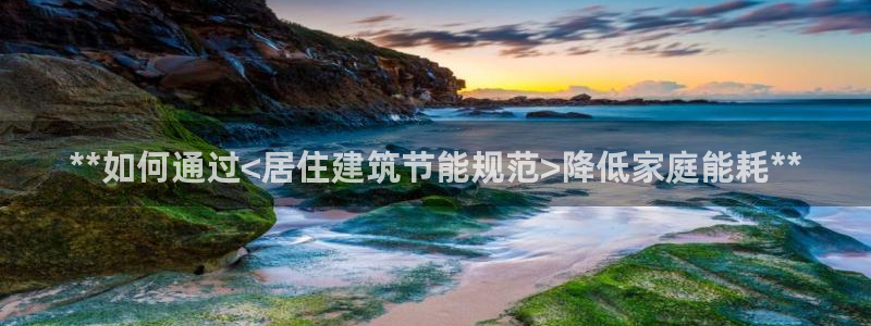e尊国际官网：**如何通过<居住建筑节能规范>降低家庭能耗**