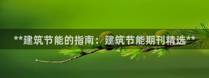 e尊国际客户端下载：**建筑节能的指南：建筑节能期刊精选**