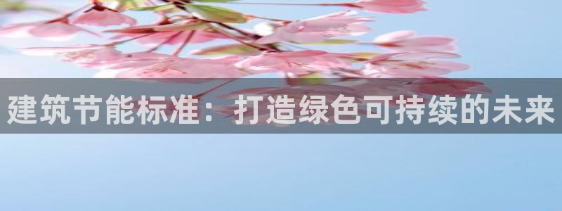 e尊国际可靠吗：建筑节能标准：打造绿色可持续的未来