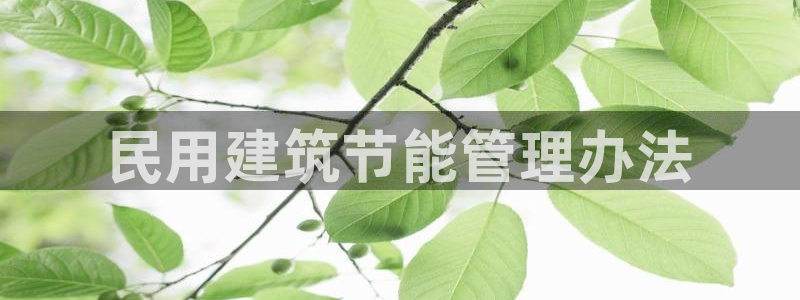 尊亿游戏国际官网：民用建筑节能管理办法