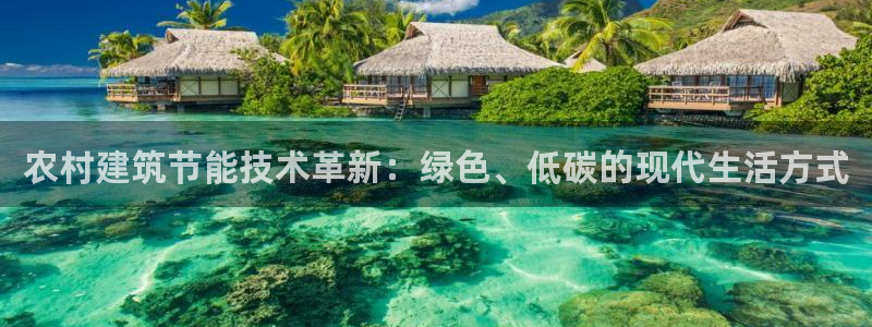 e尊官网：农村建筑节能技术革新：绿色、低碳的现代生活方式