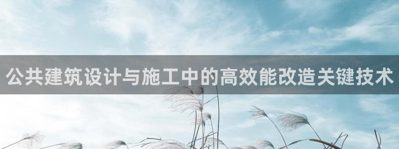 尊亿娱乐国际官网：公共建筑设计与施工中的高效能改造关键技术