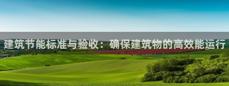 e尊国际-可可计划：建筑节能标准与验收：确保建筑物的高效能运行