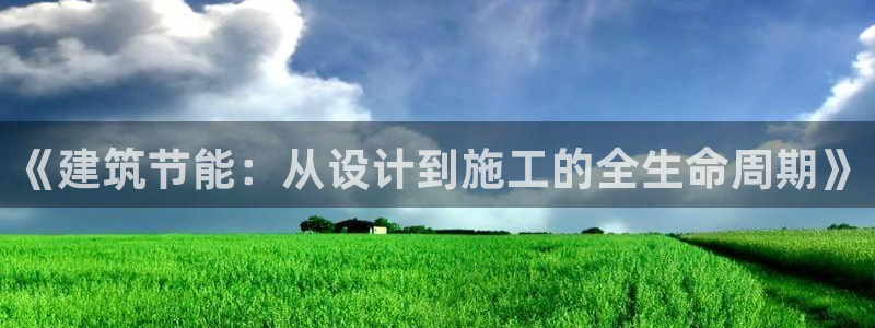 e尊国际是个黑网：《建筑节能：从设计到施工的全生命周期》