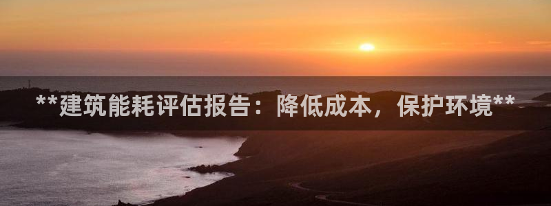 谁知道e尊国际的网址：**建筑能耗评估报告：降低成本，保护环境**